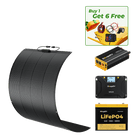 BougeRV 12V 200 Watt Flexible Solar System Kit