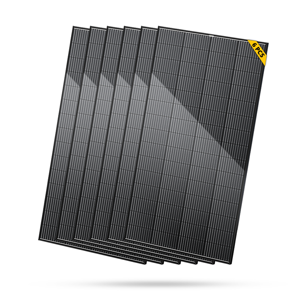 BougeRV Bifacial 600 Watts 12BB 12V/24V Rigid Solar Panel