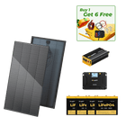 BougeRV 12V 800W High Watt Rigid Solar System Kit