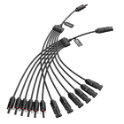 BougeRV Solar Panel Parallel Connectors 1 to 6 Solar Cable Wire