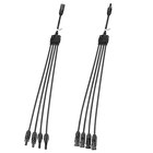 BougeRV Solar Panel Parallel Connectors 1 to 4 Solar Cable Wire
