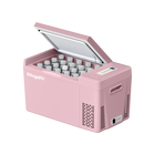 BougeRV 12V 23 Quart Colorful Pink Portable Fridge